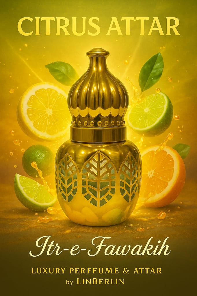 Citrus Attar | Fresh & Long Lasting Fruity Attar for Men & Women | Alcohol-Free by LinBerlin view 2