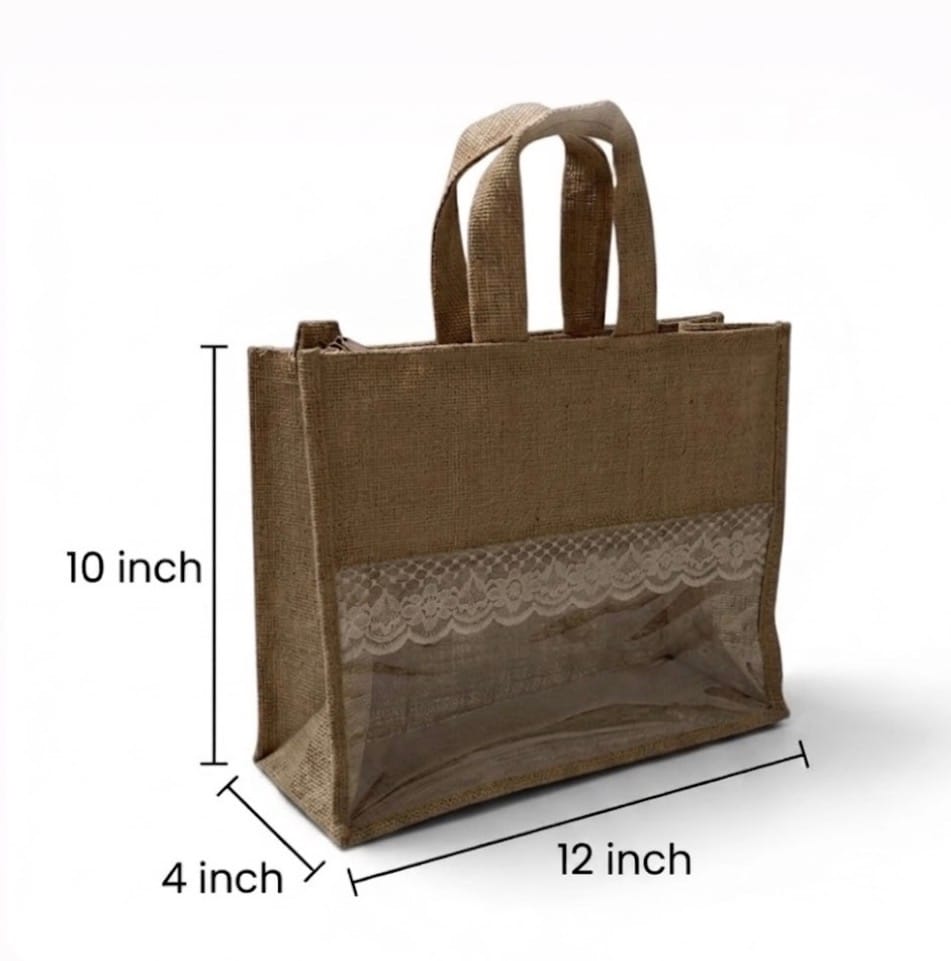 Hamper bag with PVC Window view 2