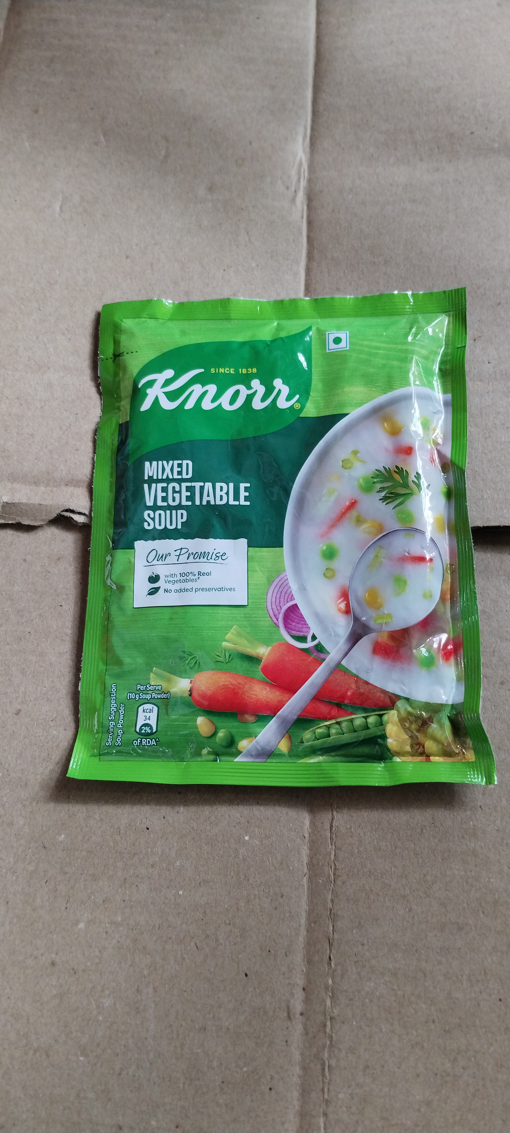 Knorr mixed vegetable soup