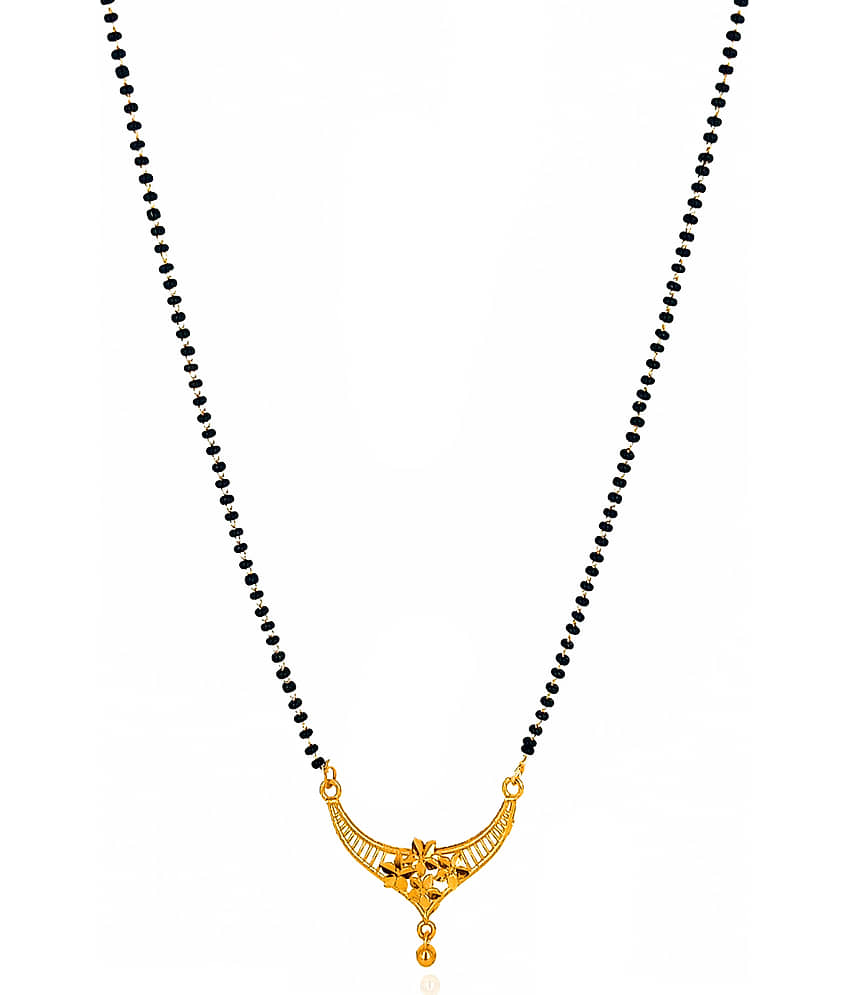 JIPPA - Golden Mangalsutra ( Pack of 1 ) view 2