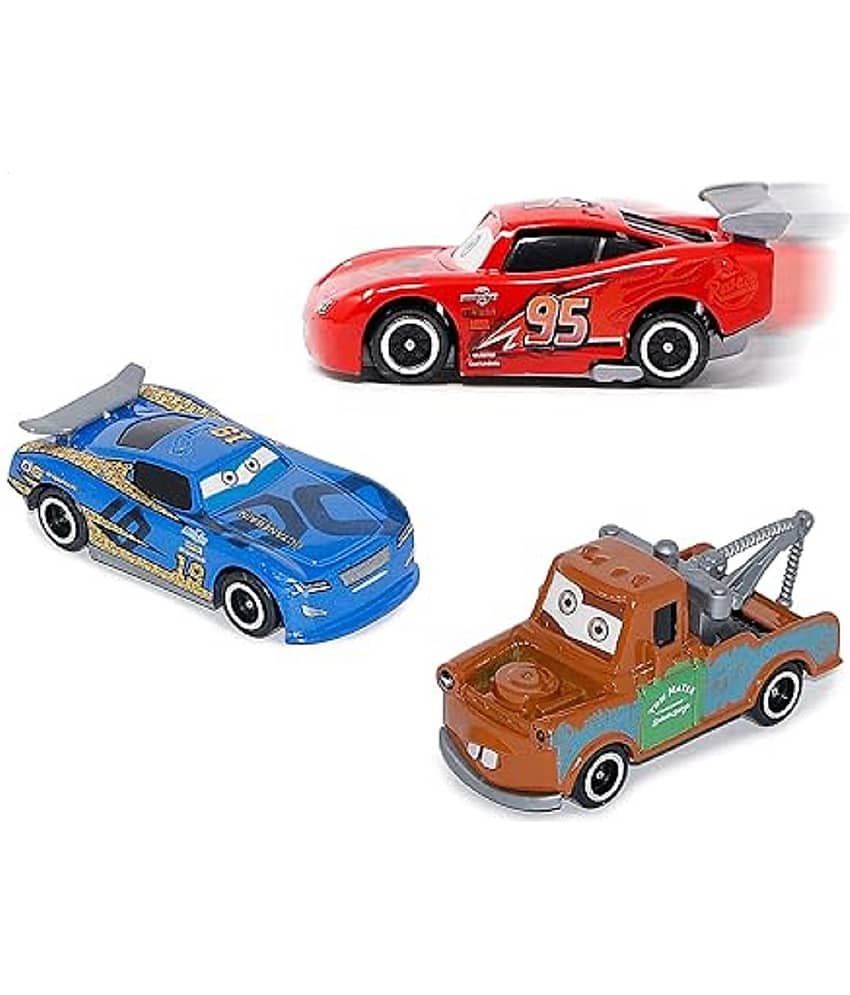 FEDIFU Mini Metal Die Cast Car Set of-6 Toy Vehicle Play Set Free Wheel High Speed Unbreakable Car for Kids, Small Racing Car for Exciting Playtime Adventures, Movie Vehicles Car for Kids view 2