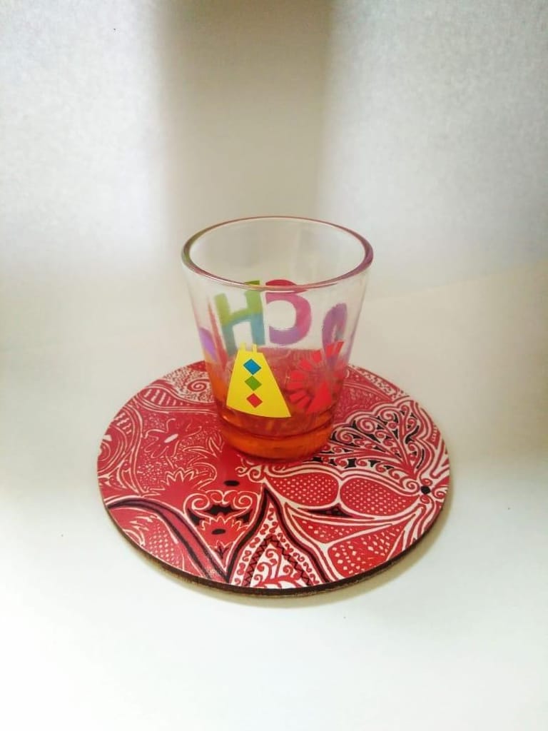 ENIGMA ROUND BOARD COASTER - SET OF 4 view 2