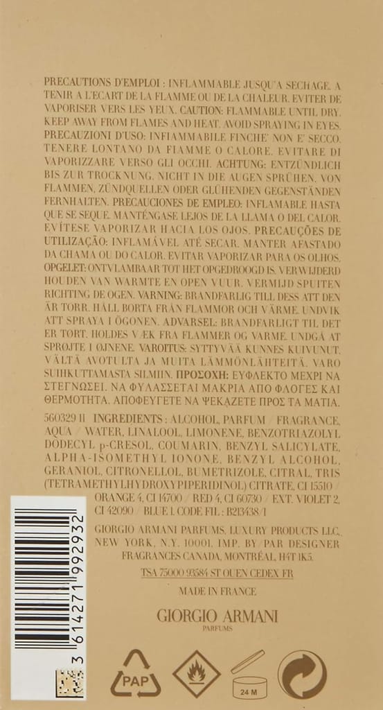 Acqua Di Gio Absolu Eau De Parfum for Men 100ml/3.4 Fl Oz | Buy 1 Get 1 Free Offer view 2