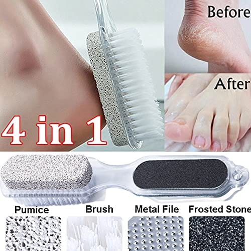Elecsera Foot File With Pedicure Brush(4 in 1) Pack of 2 (Multicolor) (Multicolor) view 2