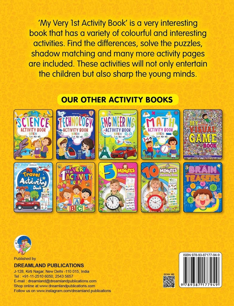 My Very 1St Activity Book [Paperback] Dreamland Publications view 2