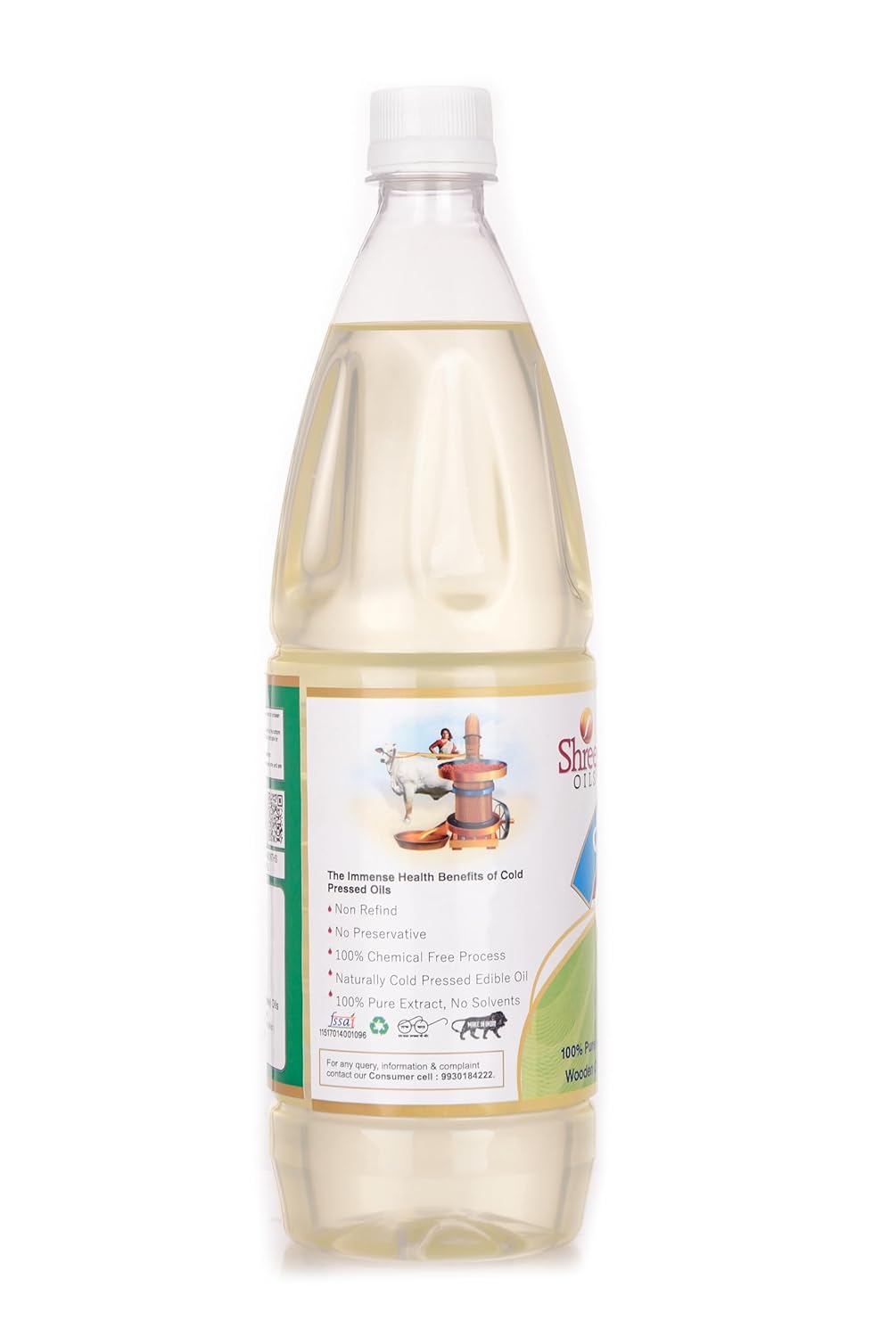 Shreeji Oils Coconut Virgin Cold Pressed Edible Oil, 5 L view 2