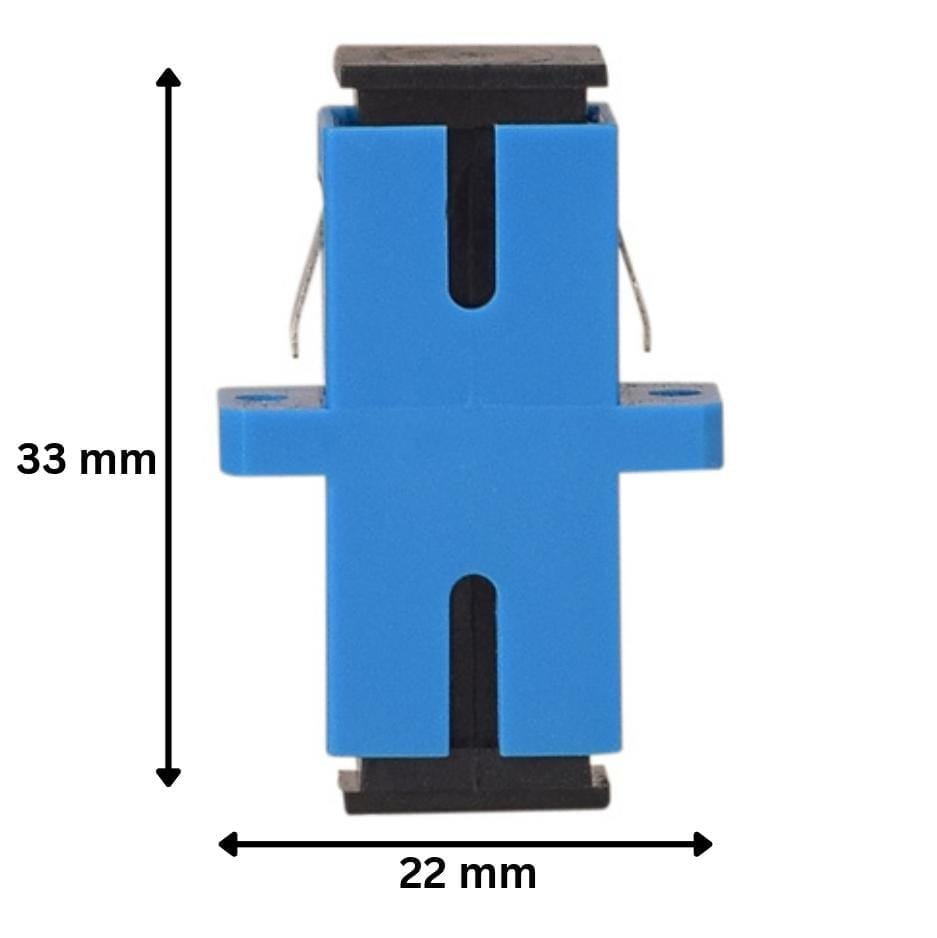 OVG SC/UPC Fiber Optic Adapter ( Pack of 15 pcs ) Simplex Single-mode SC/UPC Connector for Reliable Fiber Optic Connections view 2