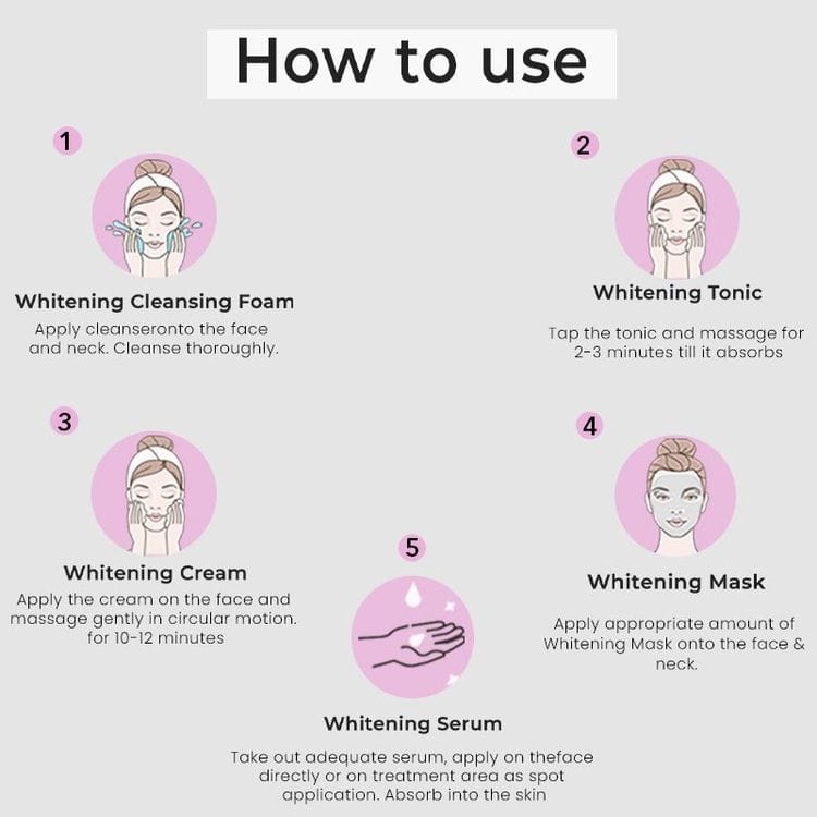 O3+ Whitening Facial Kit for Tan-Pigmented Skin (150ml+100gm) view 2