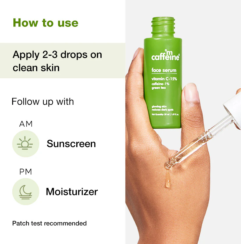 MCaffeine Vitamin C Face Serum (15% Vitamin C) 30 ml view 2