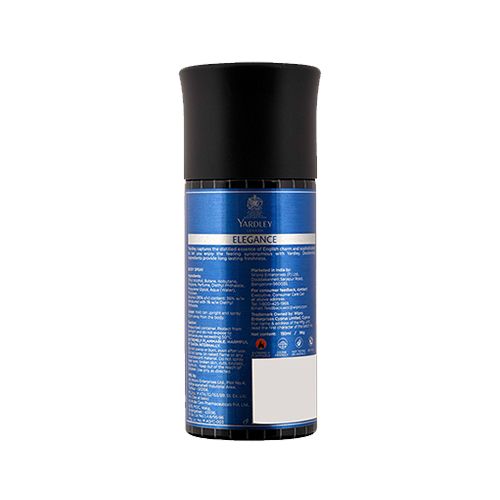 Yardley London Elegance Deodorant For Men, 150 ml view 2
