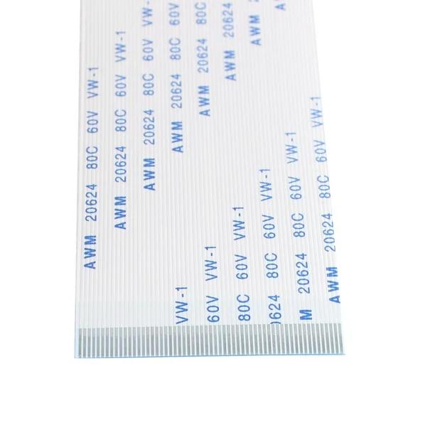 35 Pin 1mm Pitch 50mm Reverse Side Connection FFC Ribbon Flexible Flat Cable view 2