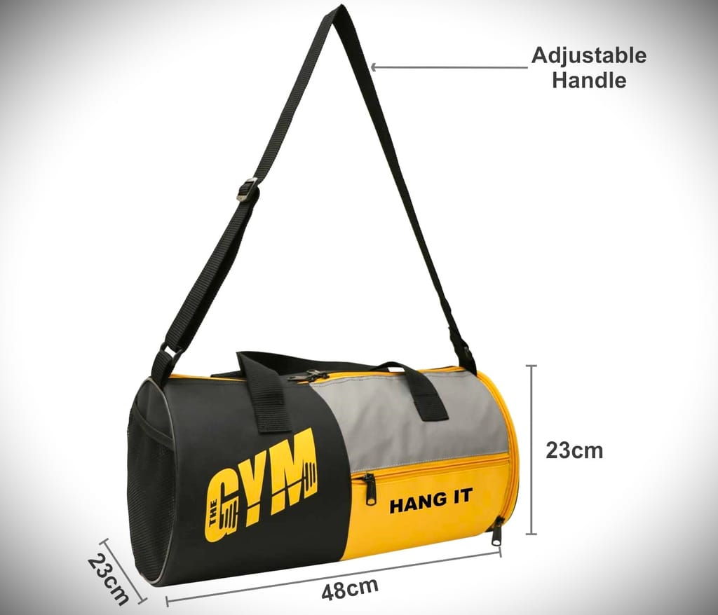 Body Smith Premium Gym Duffle Bag with Shoe Compartment