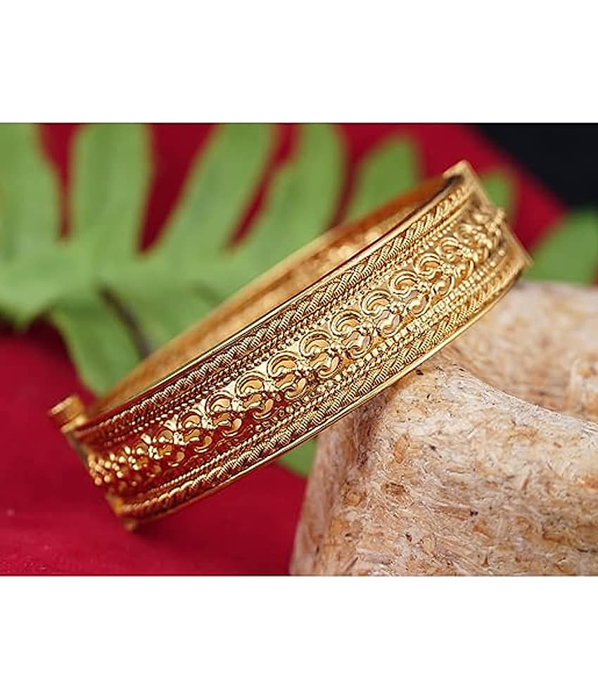 JFL - Jewellery For Less Gold Kada ( Pack of 1 ) view 2