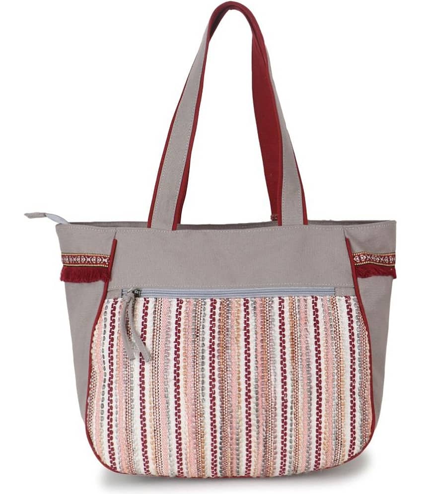 Anekaant Tote Bag Cotton Set of 1 ( Multicolor ) view 2