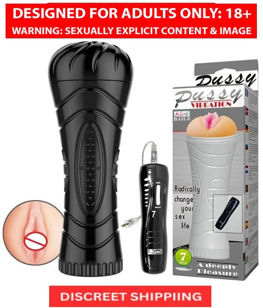 KNIGHTRIDERS Flashlight Pocket Pussy inch Soft & Real Pussy Sex toy For men + Black Egg Vibrator with remote