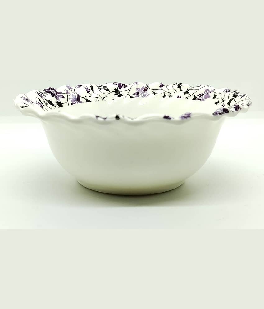 Laserbot Serving Bowl (4.5 X 1.5" INCH) Melamine Printed Chip&Dip Bowl 4.5 cm ( Set of 6 ) Pink view 2