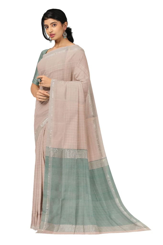 APCO Handloom (A Andhra Pradesh Govt Emporium)- Women's Traditional Pure Handloom Rajahmundry/Angara Cotton Saree | ACS0030 view 2