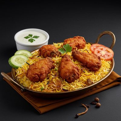 Chicken 65 Dum Biriyani