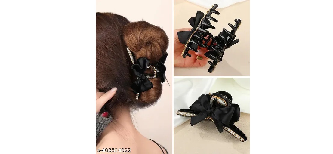 GLIMM Korean Style Matte Hair Clature, Hair Claw For Girls And Women view 2