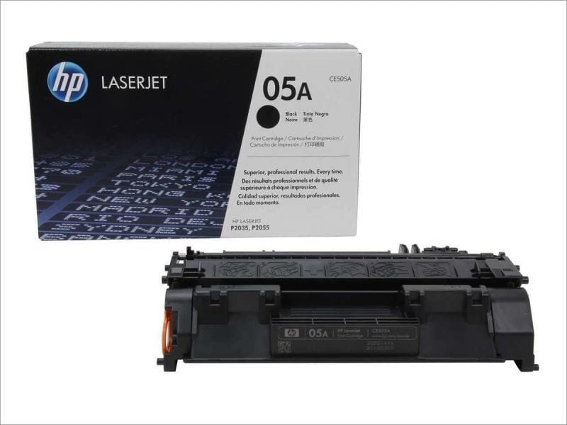 Hp 05a Black Original Laserjet Toner Cartridge (ce505a) view 2