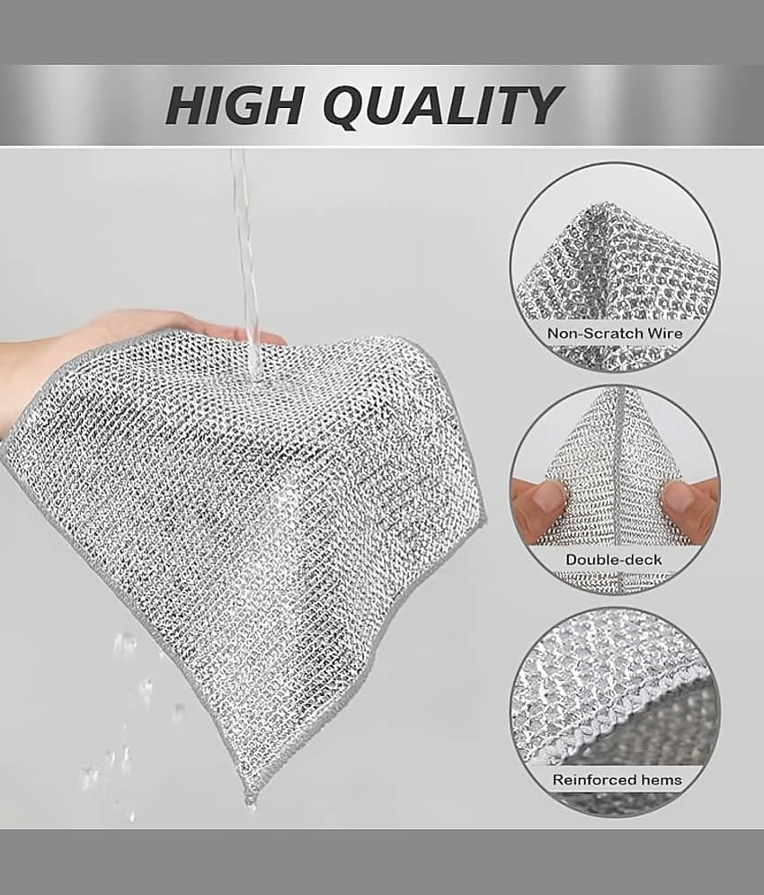 Multi Deal Stainless Steel Kitchen Cleaning Cleaning Cloth ( Pack of 12 ) view 2