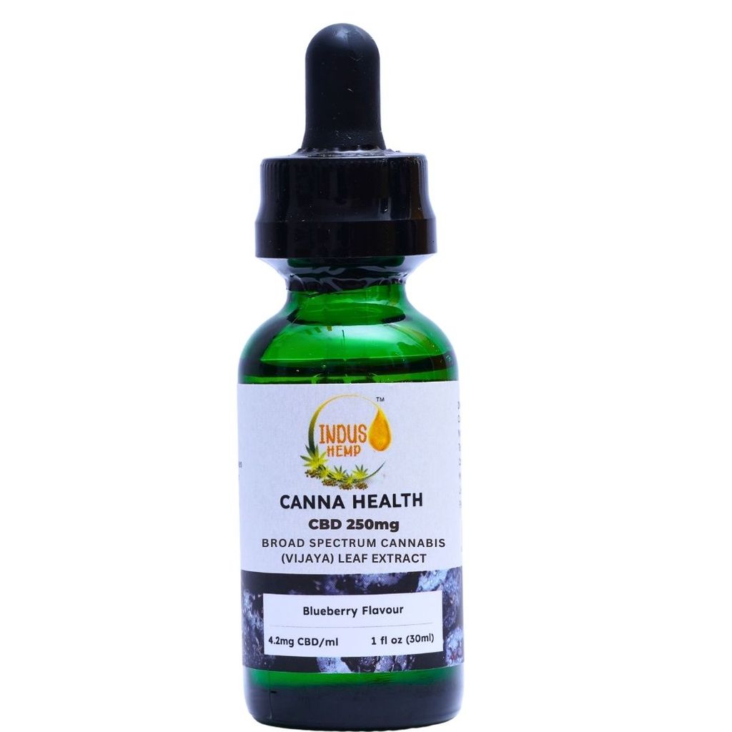 INDUS HEMP CANNA HEALTH CBD 250 MG - BLUEBERRY FLAVOUR view 2