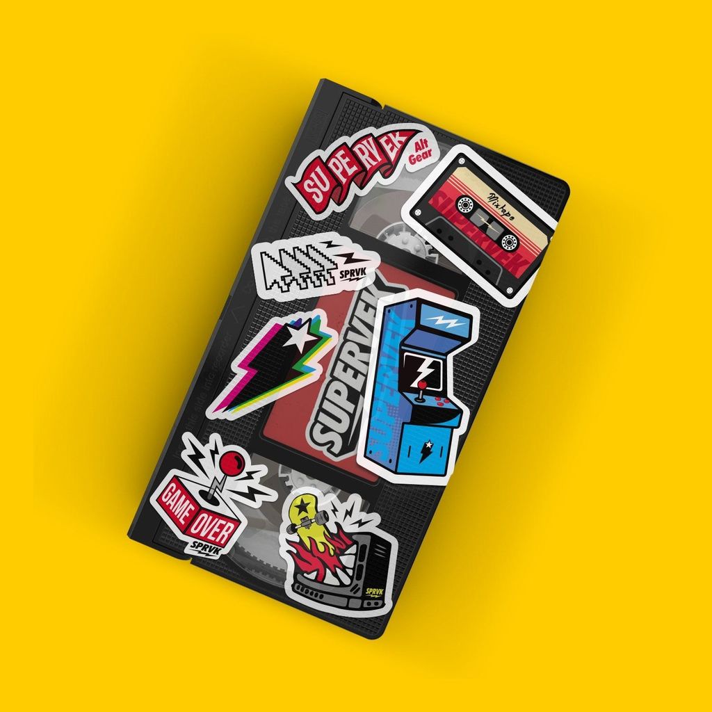 Supervek Sticker💣 Pack view 2