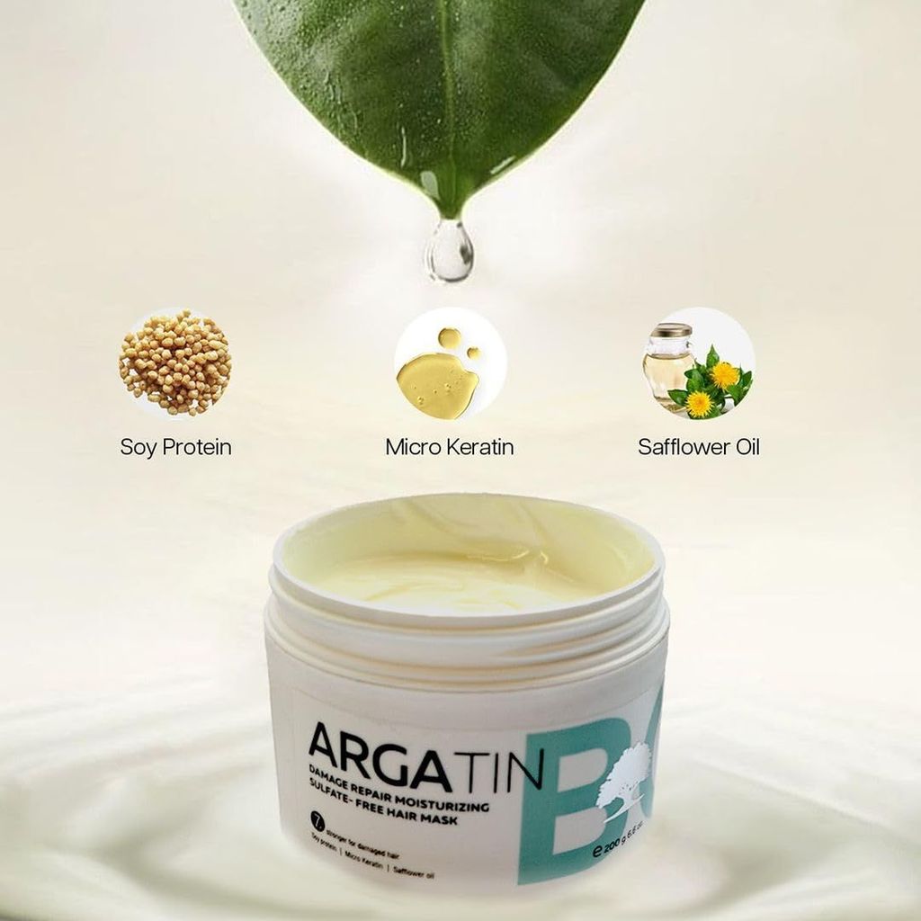 Argatin Botoxx Hair Mask For Damage Repair Moisturizing Sulfate-Free 200 G view 2