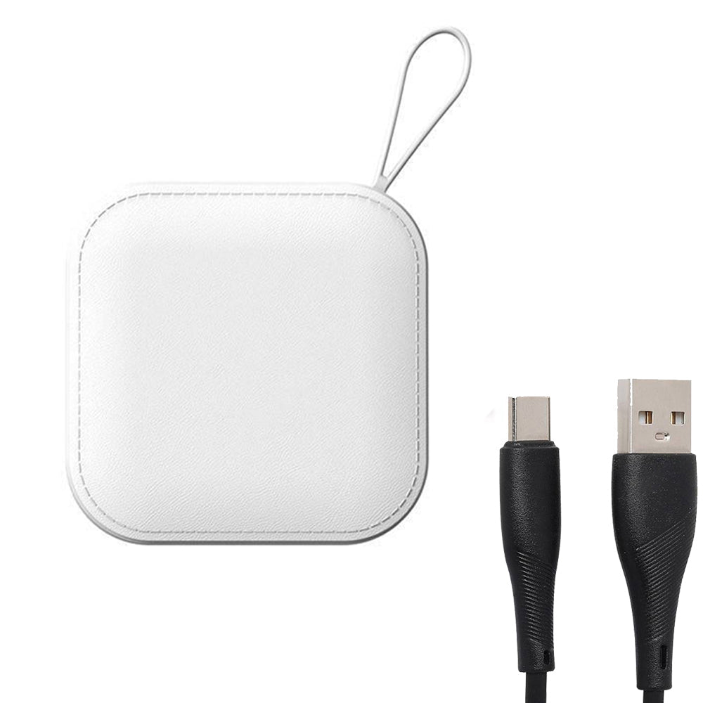 TexoVera 10000 mAh Power Bank 18W with Lithium ion Battery White (MINI-POWER-BANK) (6 Months Brand Warranty) view 2