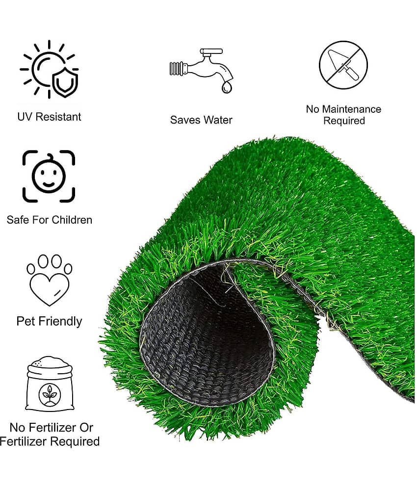 Revexo - Anti-skid Plastic Door Mat ( 40 X 60 cm ) Single - Green view 2
