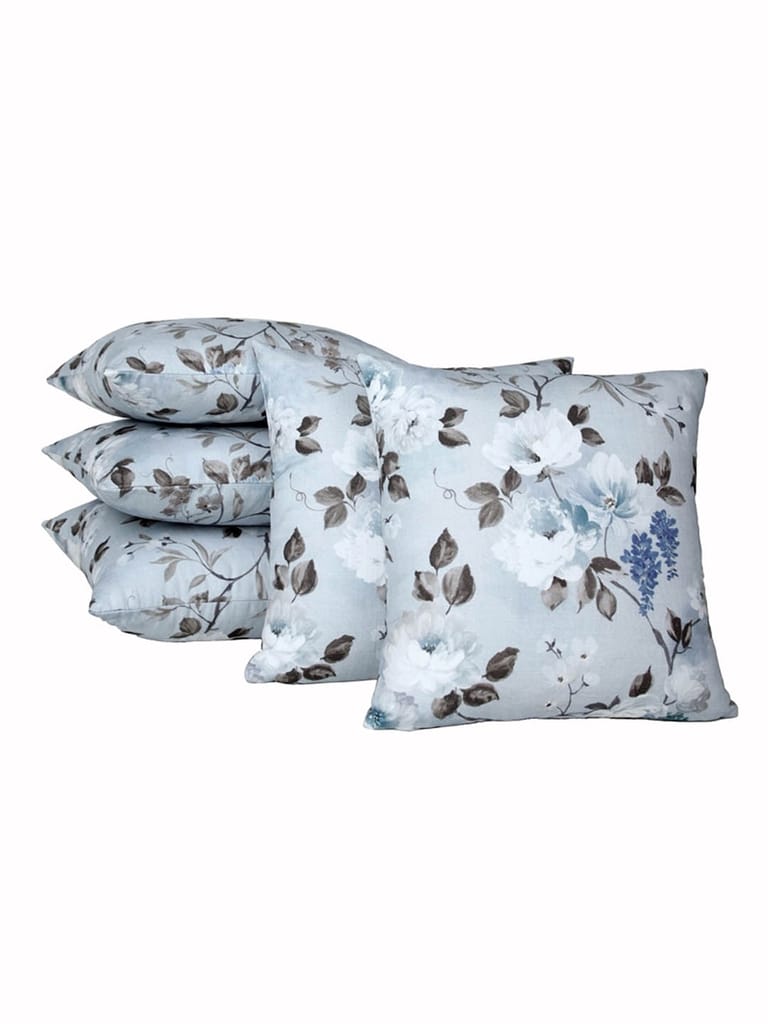DDecor 100% Premium Cotton Set Of 5 Cushion Cover (40 CM X 40 CM) Plain | Soft & Comfortable | Perfect for Everyday Bedroom Use view 2