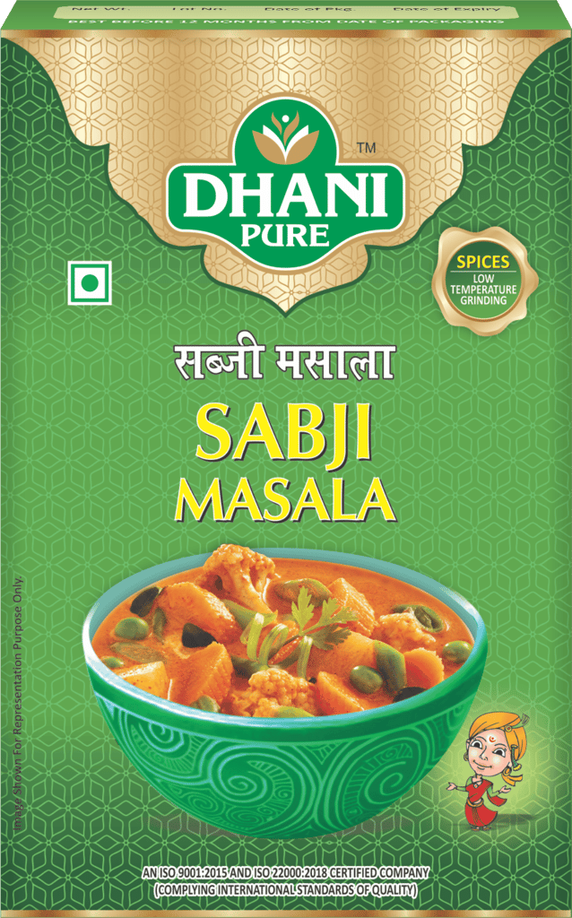 Dhani Pure Sabji Masala Box, 100g