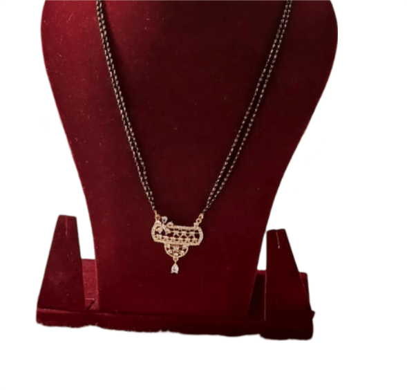 Gold Plated Mangalsutra Necklace for Women view 2