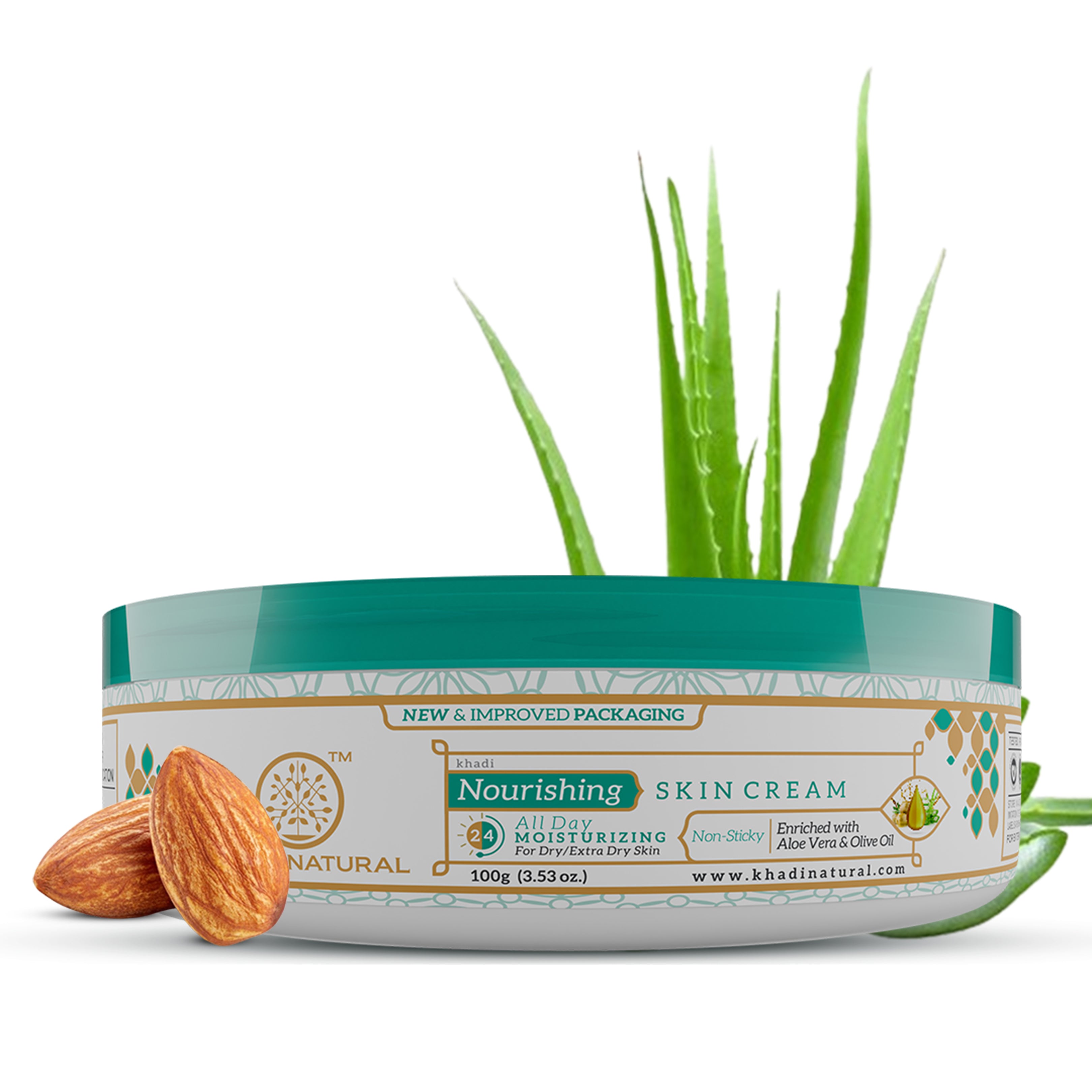Khadi Natural Nourishing Skin Cream - 100gm view 2