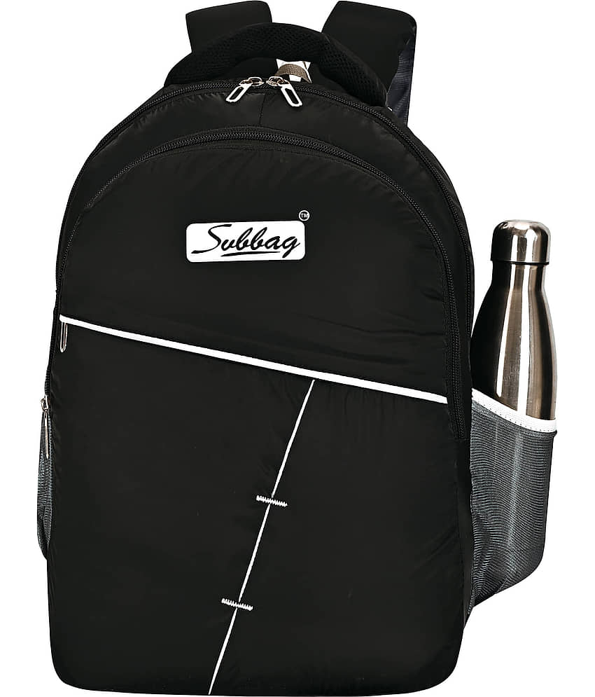 SVB BAG 30 Ltrs Polyester Backpack *For Men ( Black )