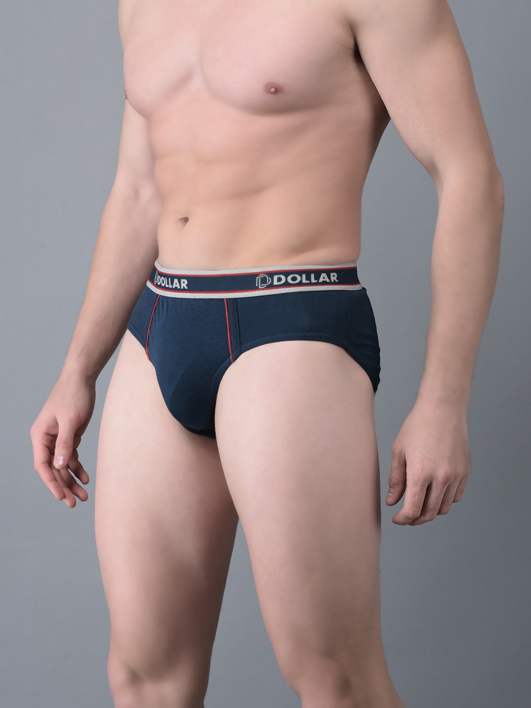 Men's Assorted Pack of 2 Combed Cotton Solid Brief With Anti-Microbial Odour Control view 2