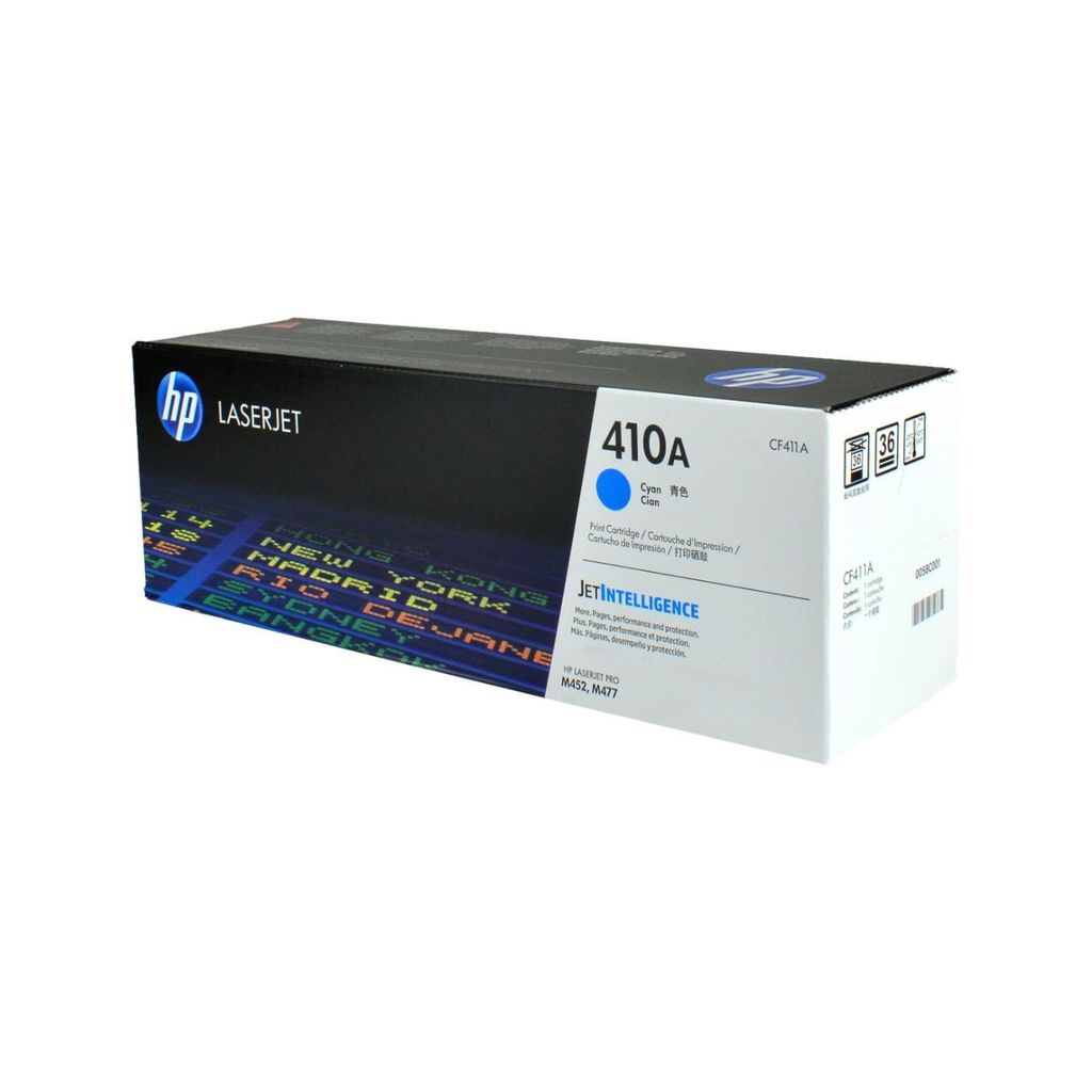 HP 410A Cyan Original LaserJet Toner Cartridge (CF411A) view 2