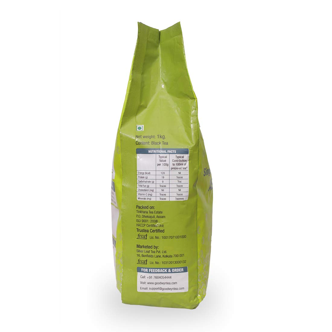 Goodwyn Kadak CTC Black Tea / Doodh Chai (1 Kg) | From Own Tea Estates | 100% Natural | Made from Curled Long Leaf Loose Tea | Low Caffeine Non Bitter | Rich in Antioxidants view 2