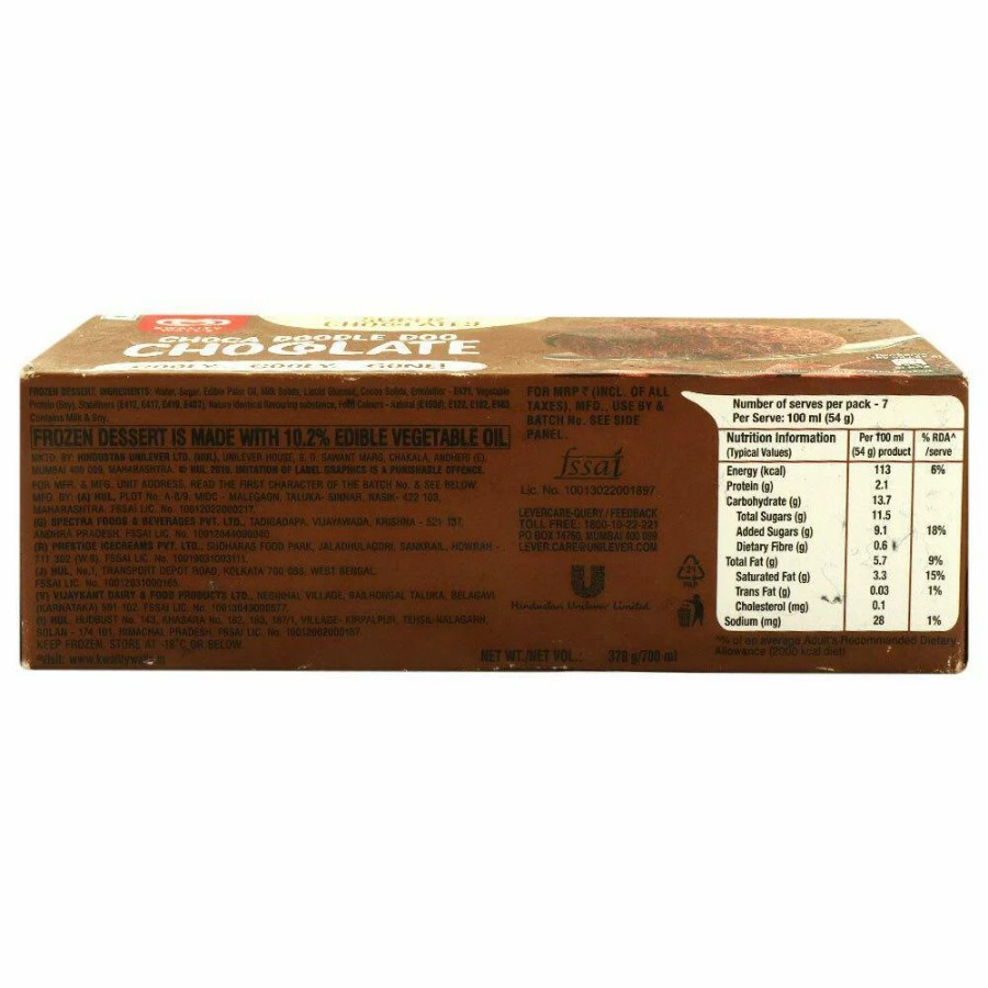 Kwality Walls Chocolate Family Pack Ice Cream 700 Ml view 2
