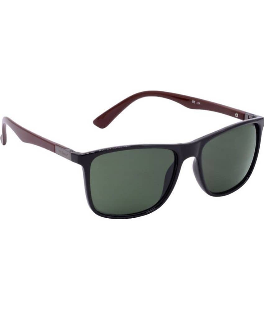 RED LEAF Black Rectangular Sunglasses ( Pack of 1 )