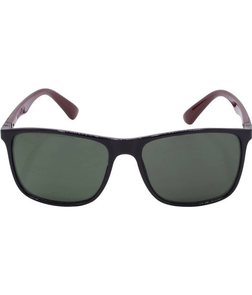 RED LEAF Black Rectangular Sunglasses ( Pack of 1 ) view 2