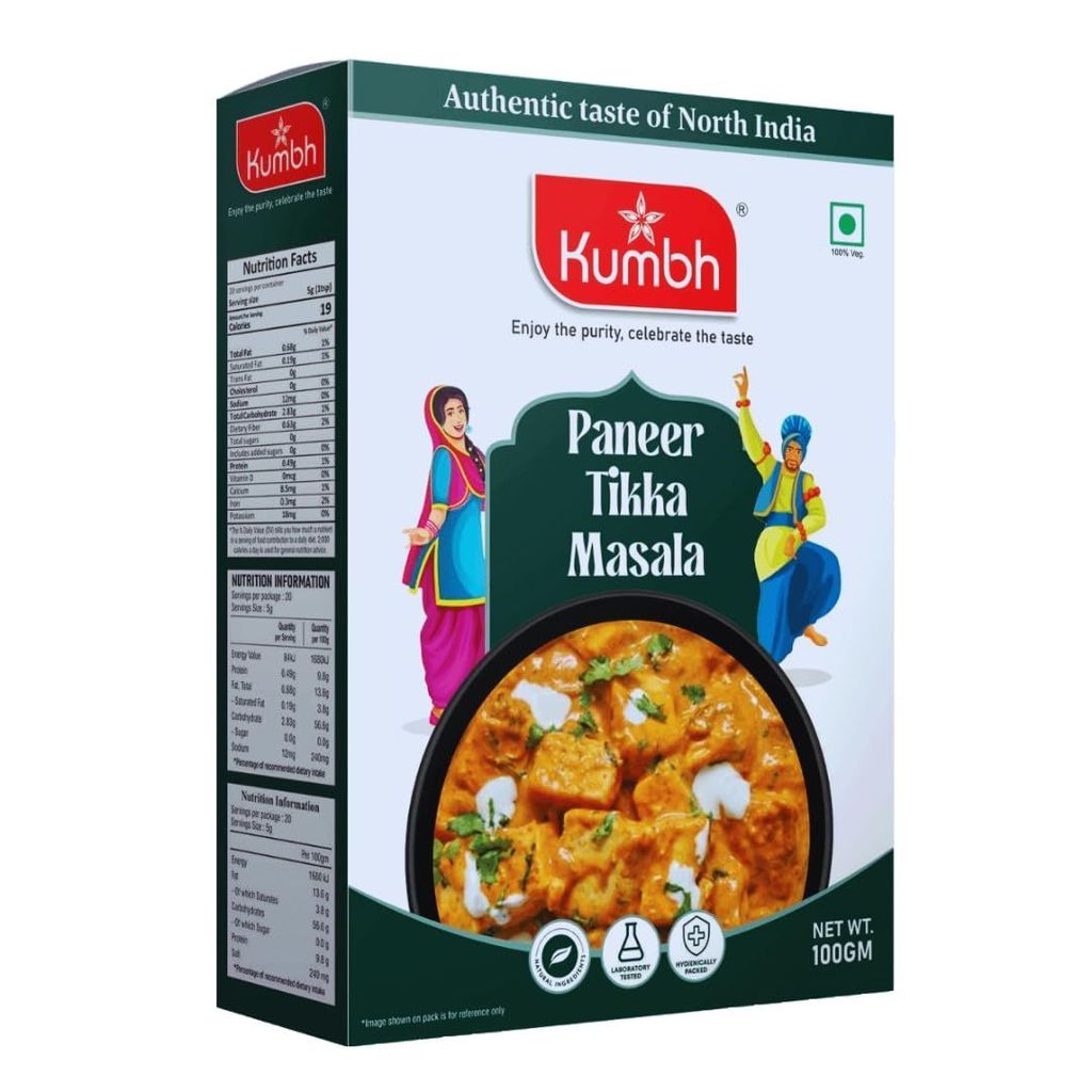 Kumbh Paneer Tikka Masala 100 Gm view 2