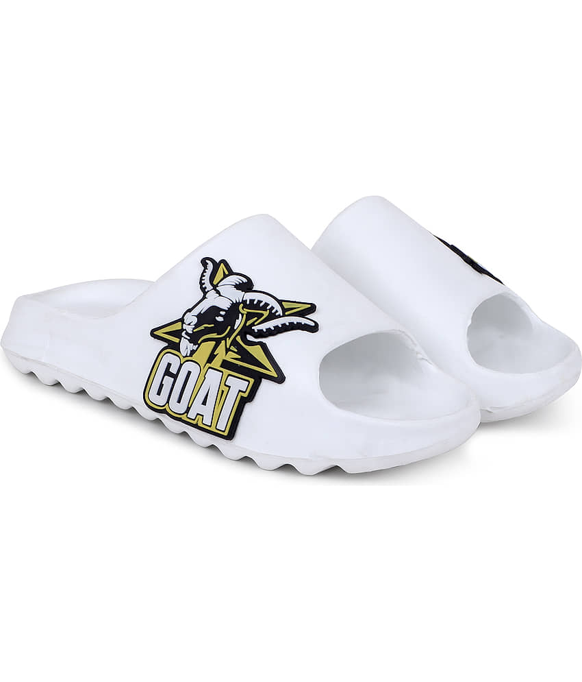 Pampy Angel White Men's Slide Flip flop view 2