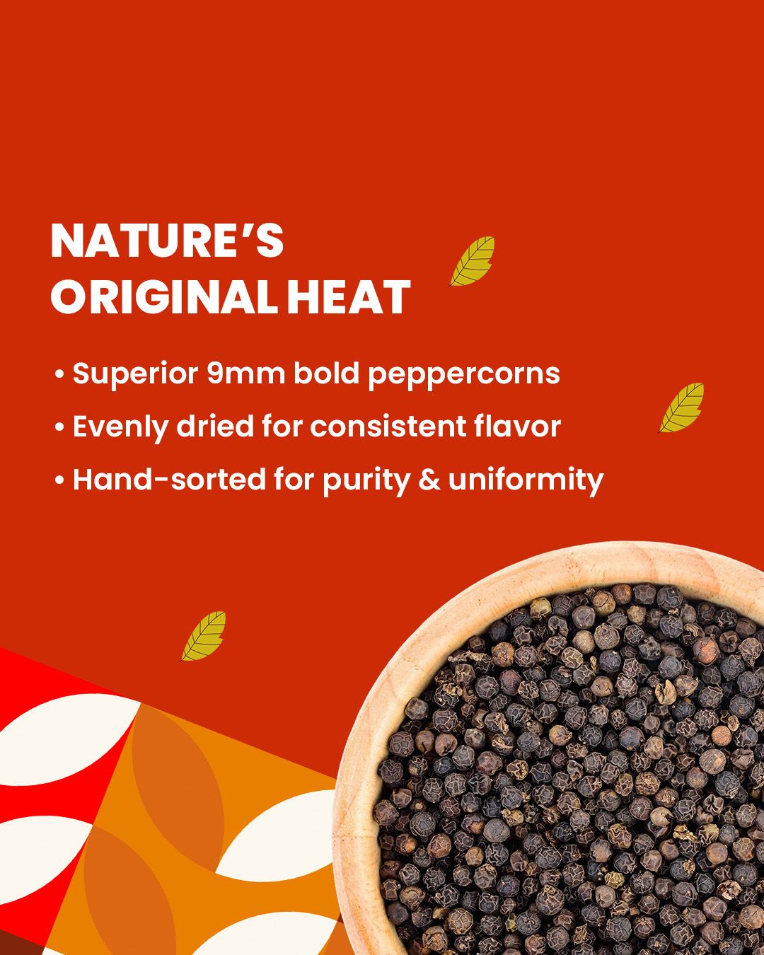 Desi Tarkaa Black Pepper (Kali Mirch), Premium Whole Peppercorns, Strong Aroma & Bold Flavor, Ideal for Cooking & Seasoning - 100g view 2