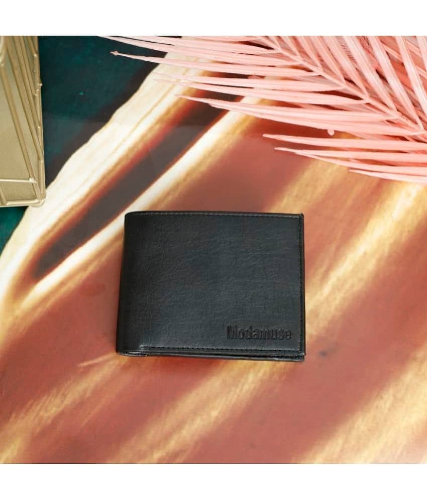 MODAMUSE Green Faux Leather Men's Two Fold Wallet,Regular Wallet ( Pack of 1 ) view 2