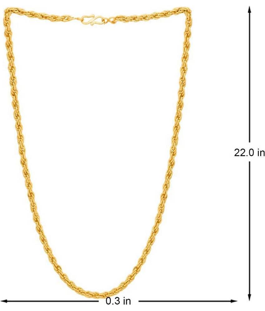 shankhraj mall Gold Plated Chain ( Set of 1 ) view 2