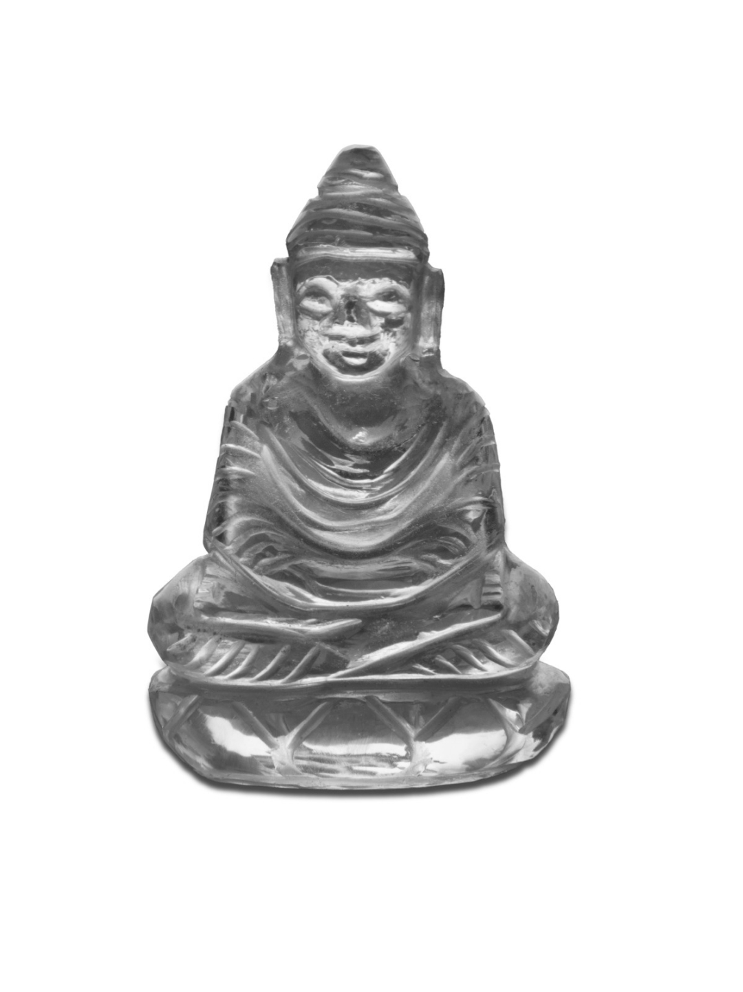 Miniature Buddha in Luminous Stone view 2