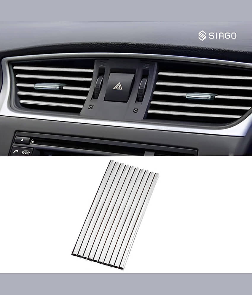 SIAGO Universal Car Air Vent Decoration Trim - Waterproof & Bendable Outlet Protector (Pack of 1) view 2