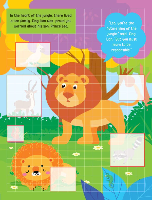 Pixel Sticker Activity Book: Leo's Journey – Over 1,400 Stickers for Kids Age 4+ | Adventure-Themed Pixel Art, Sticker Puzzles view 2
