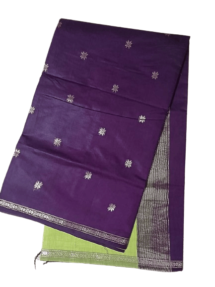 Kalyani Cotton Saree for Women | Soft Pure Cotton Saree with Blouse Piece | Traditional Daily Wear Handloom Style Saree | Lightweight Breathable Cotton Saree for Office, Casual & Festive Wear | with blouse